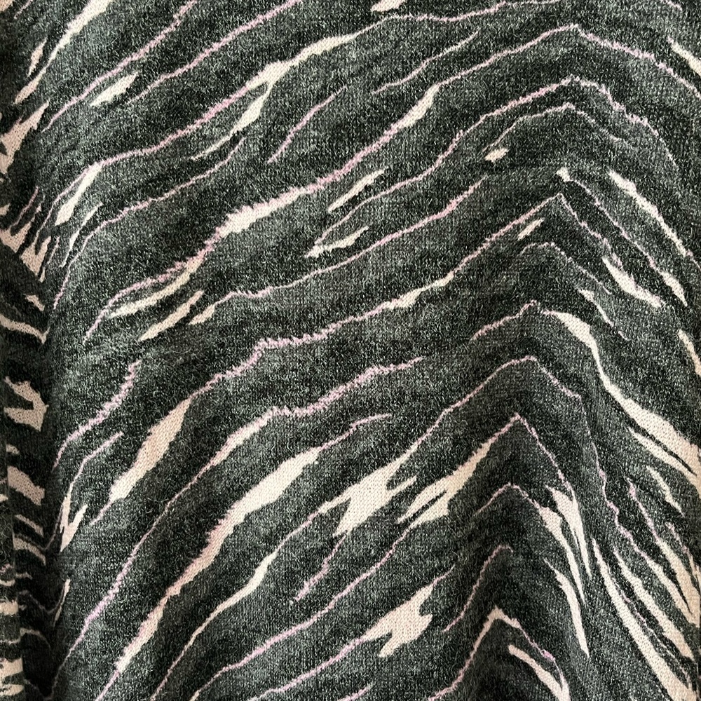 Torrid pink and grey zebra print dress with lining- never worn - Picture 5 of 7